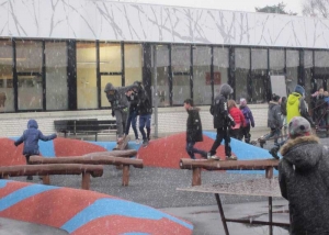 legeplads på dyvekeskolen på amager